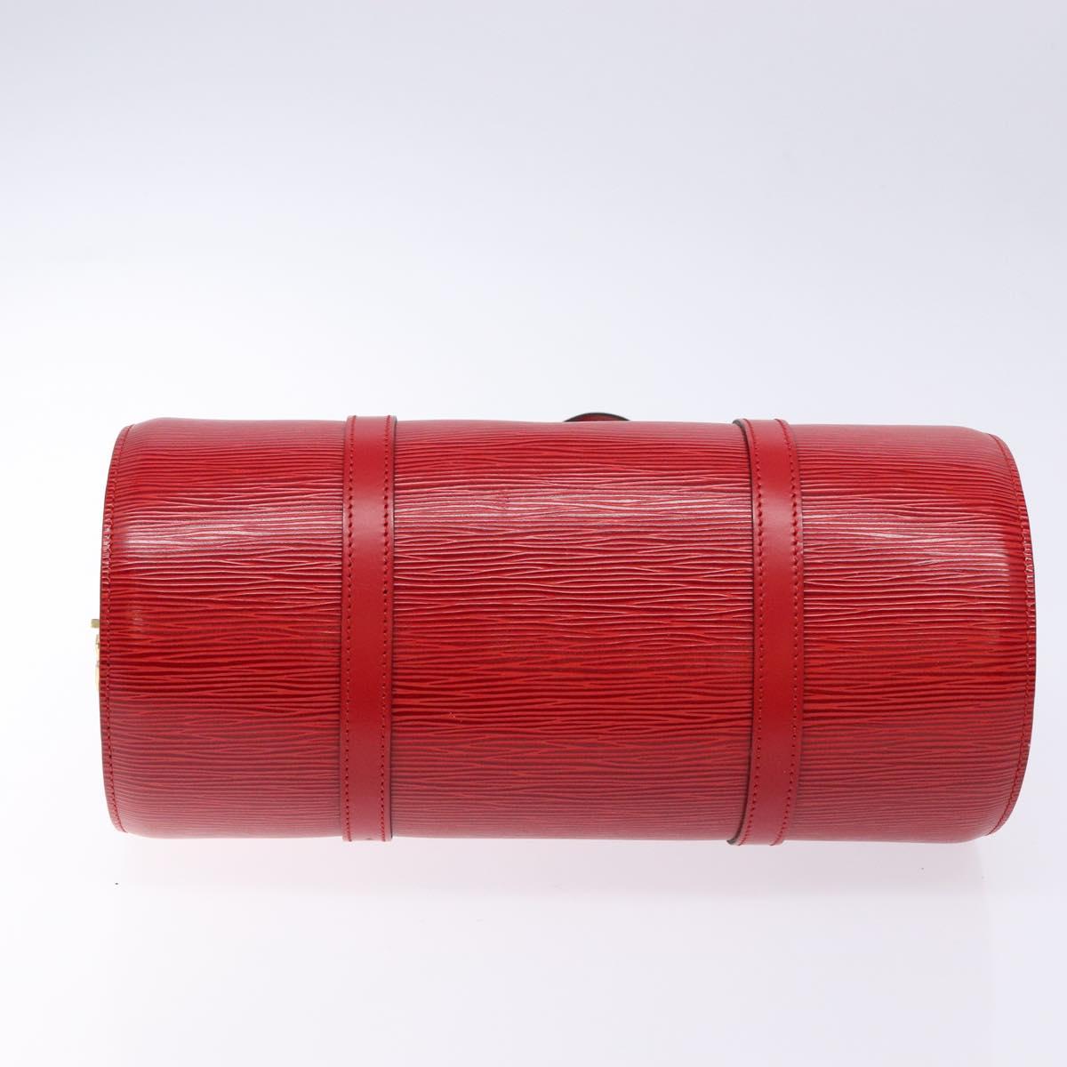 LOUIS VUITTON Epi Soufflot Hand Bag Red M52227 LV Auth 139322