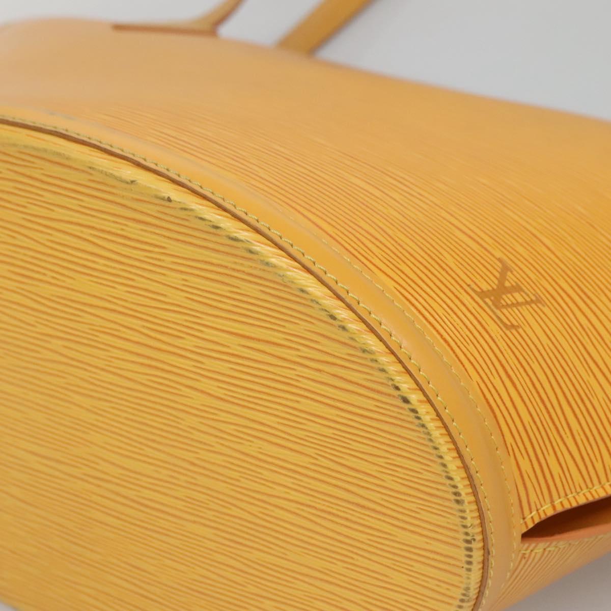 LOUIS VUITTON Epi Saint Jacques Shopping Shoulder Bag Yellow M52269 Auth 139326