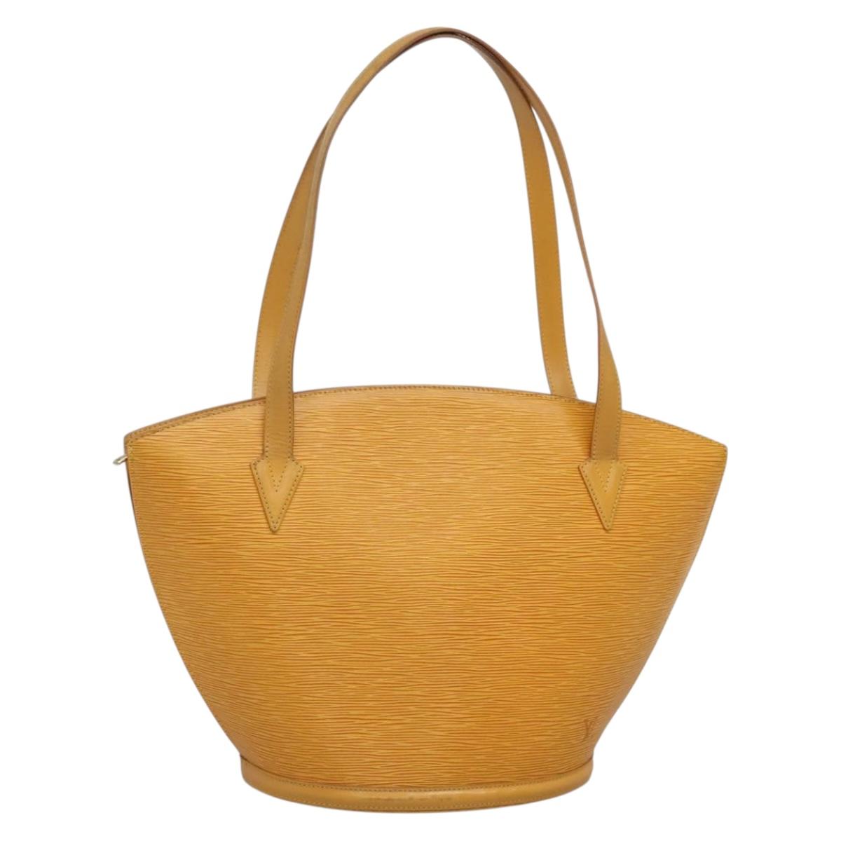 LOUIS VUITTON Epi Saint Jacques Shopping Shoulder Bag Yellow M52269 Auth 139326