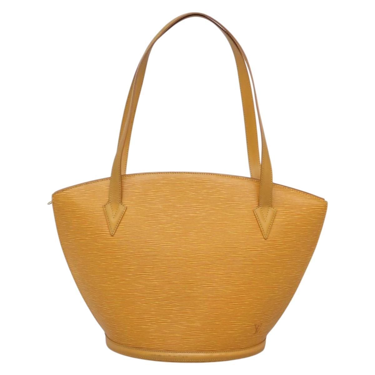 LOUIS VUITTON Epi Saint Jacques Shopping Shoulder Bag Yellow M52269 Auth 139326