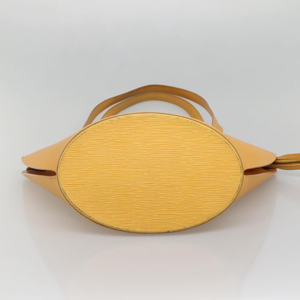 LOUIS VUITTON Epi Saint Jacques Shopping Shoulder Bag Yellow M52269 Auth 139326
