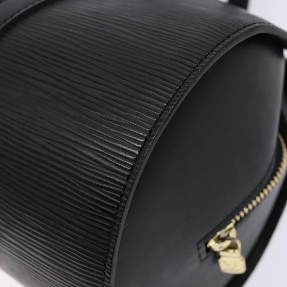 LOUIS VUITTON Epi Soufflot Hand Bag Black M52222 LV Auth 139330
