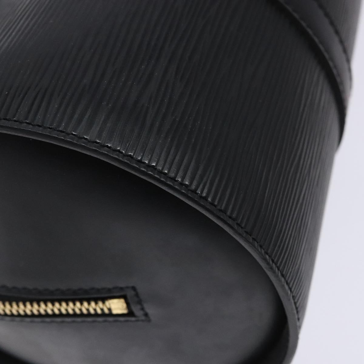 LOUIS VUITTON Epi Soufflot Hand Bag Black M52222 LV Auth 139330