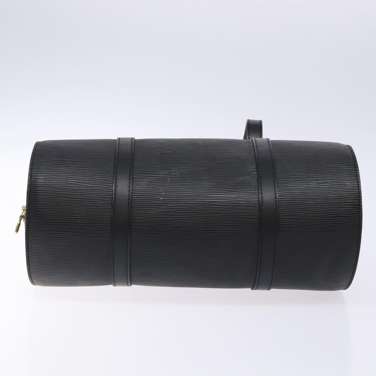 LOUIS VUITTON Epi Soufflot Hand Bag Black M52222 LV Auth 139330