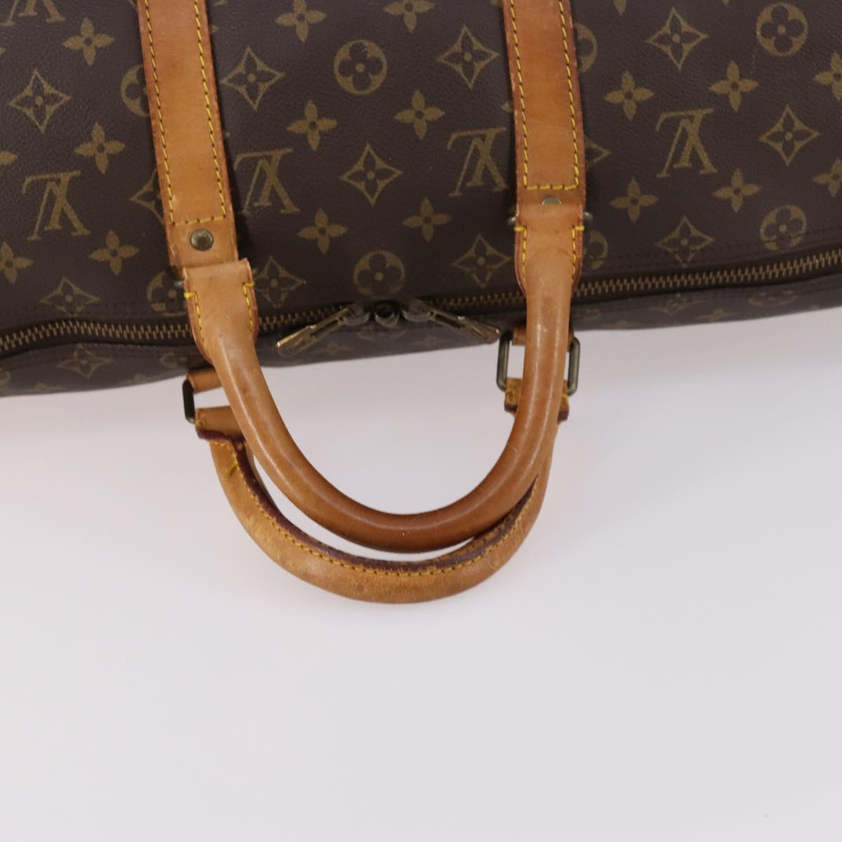 LOUIS VUITTON Monogram Keepall 50 Boston Bag M41426 LV Auth 139333