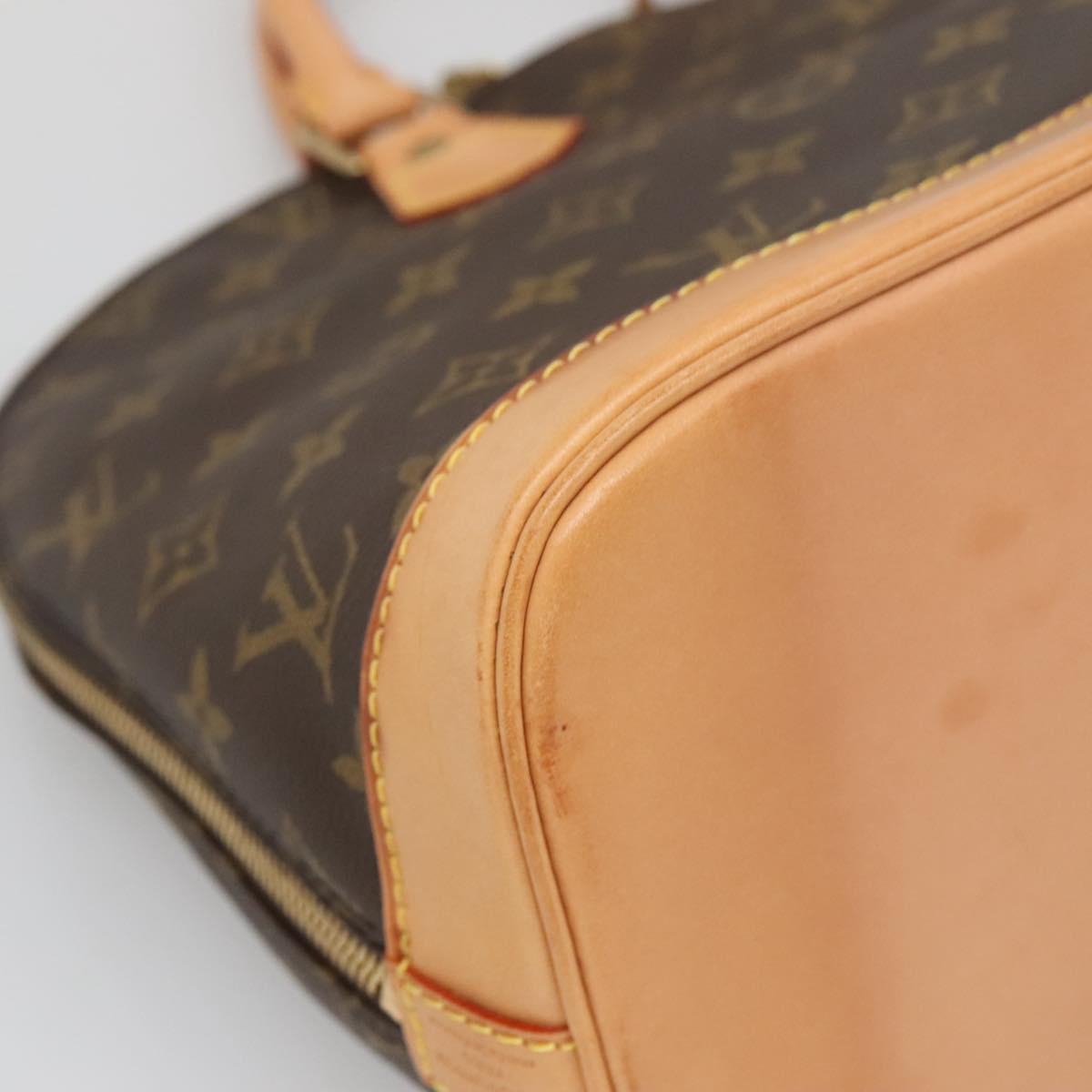 LOUIS VUITTON Monogram Alma Hand Bag M51130 LV Auth 139340