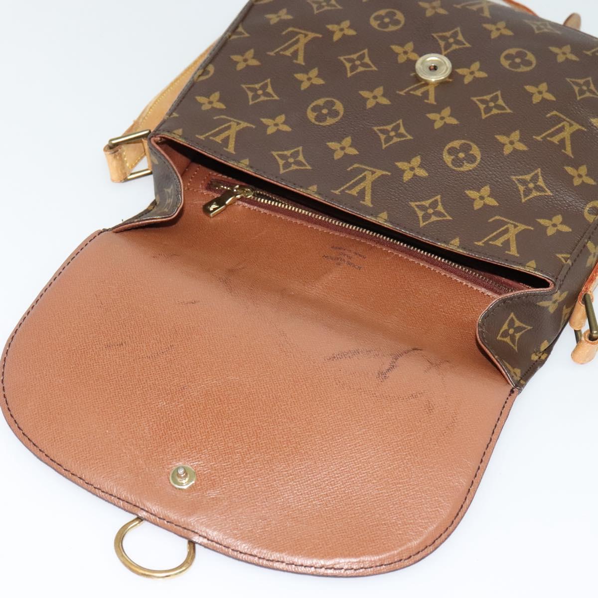 LOUIS VUITTON Monogram Saint Cloud GM Shoulder Bag M51242 LV Auth 139343