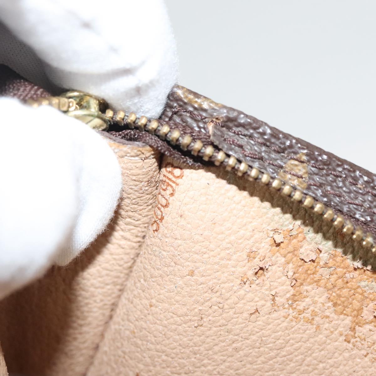 LOUIS VUITTON Monogram Bucket PM Accessory Pouch LV Auth 139377