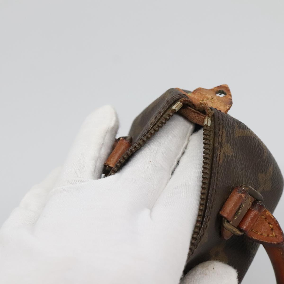 LOUIS VUITTON Monogram Mini Speedy Hand Bag M41534 LV Auth 139380