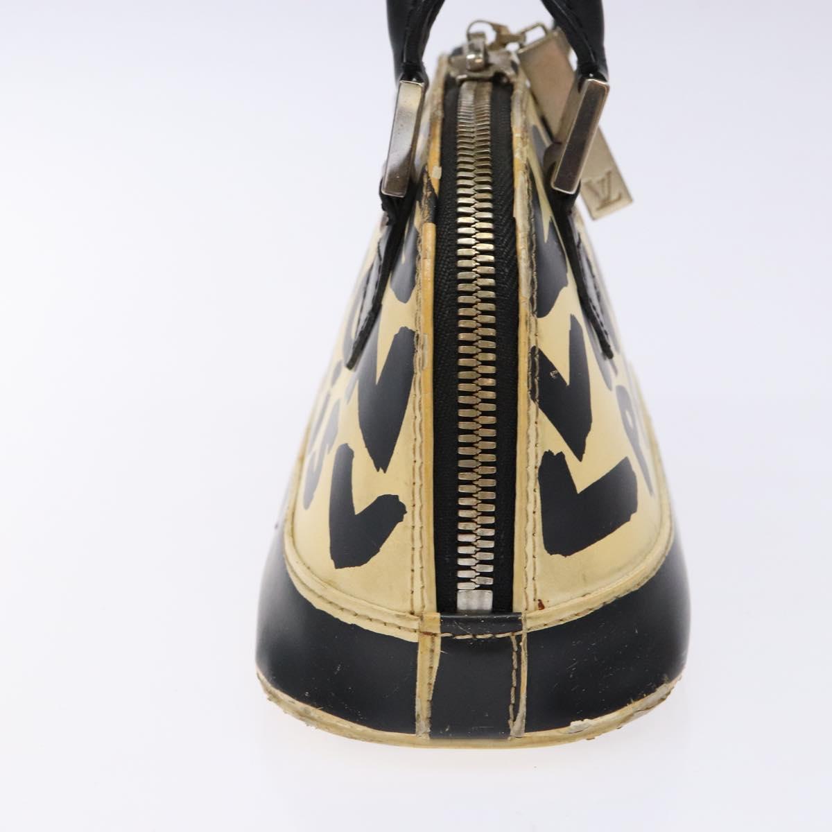 LOUIS VUITTON Monogram graffiti Armahorizontal Hand Bag Black M92175 Auth 139384