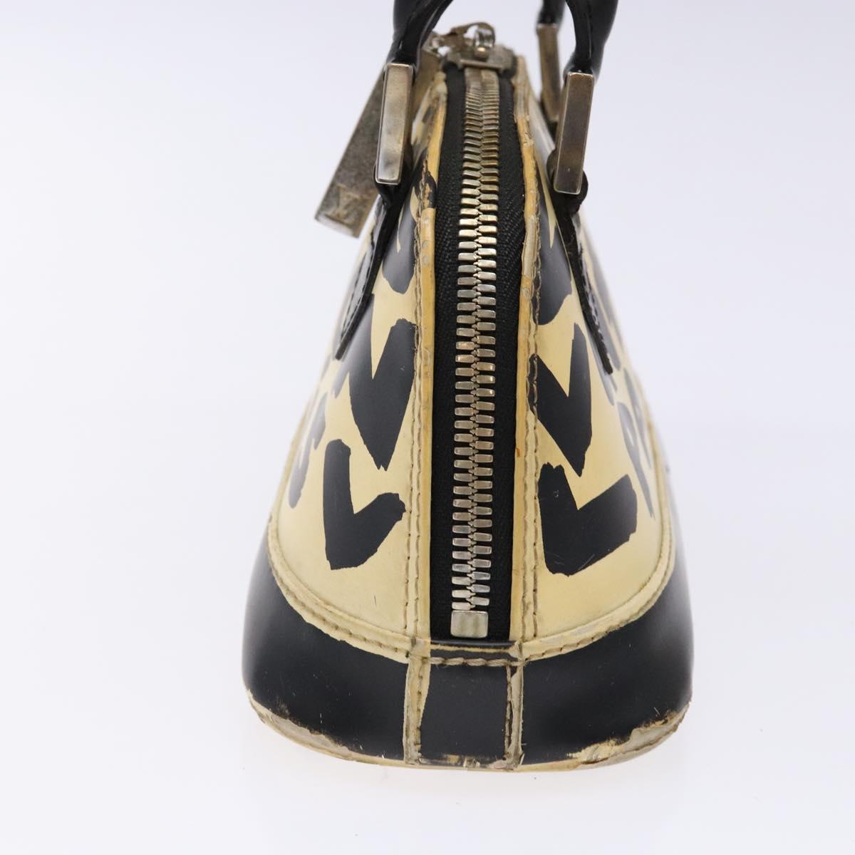 LOUIS VUITTON Monogram graffiti Armahorizontal Hand Bag Black M92175 Auth 139384
