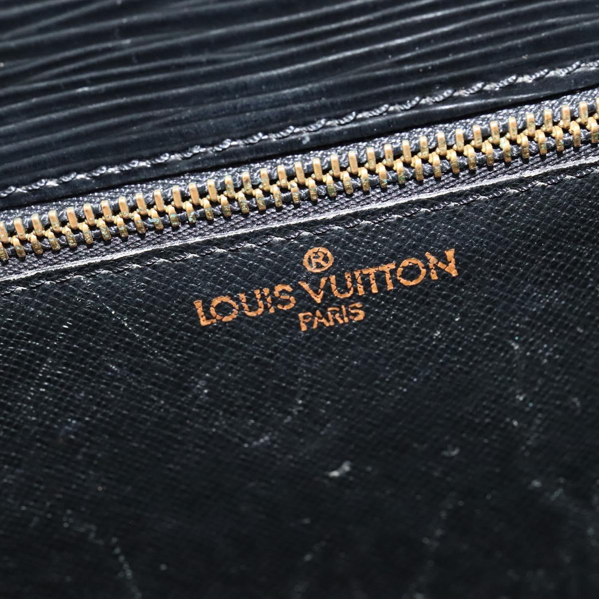 LOUIS VUITTON Epi Biface Clutch Bag Black M52322 LV Auth 139387