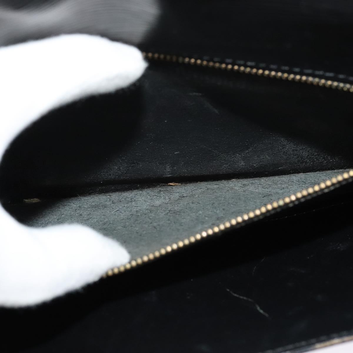 LOUIS VUITTON Epi Biface Clutch Bag Black M52322 LV Auth 139387