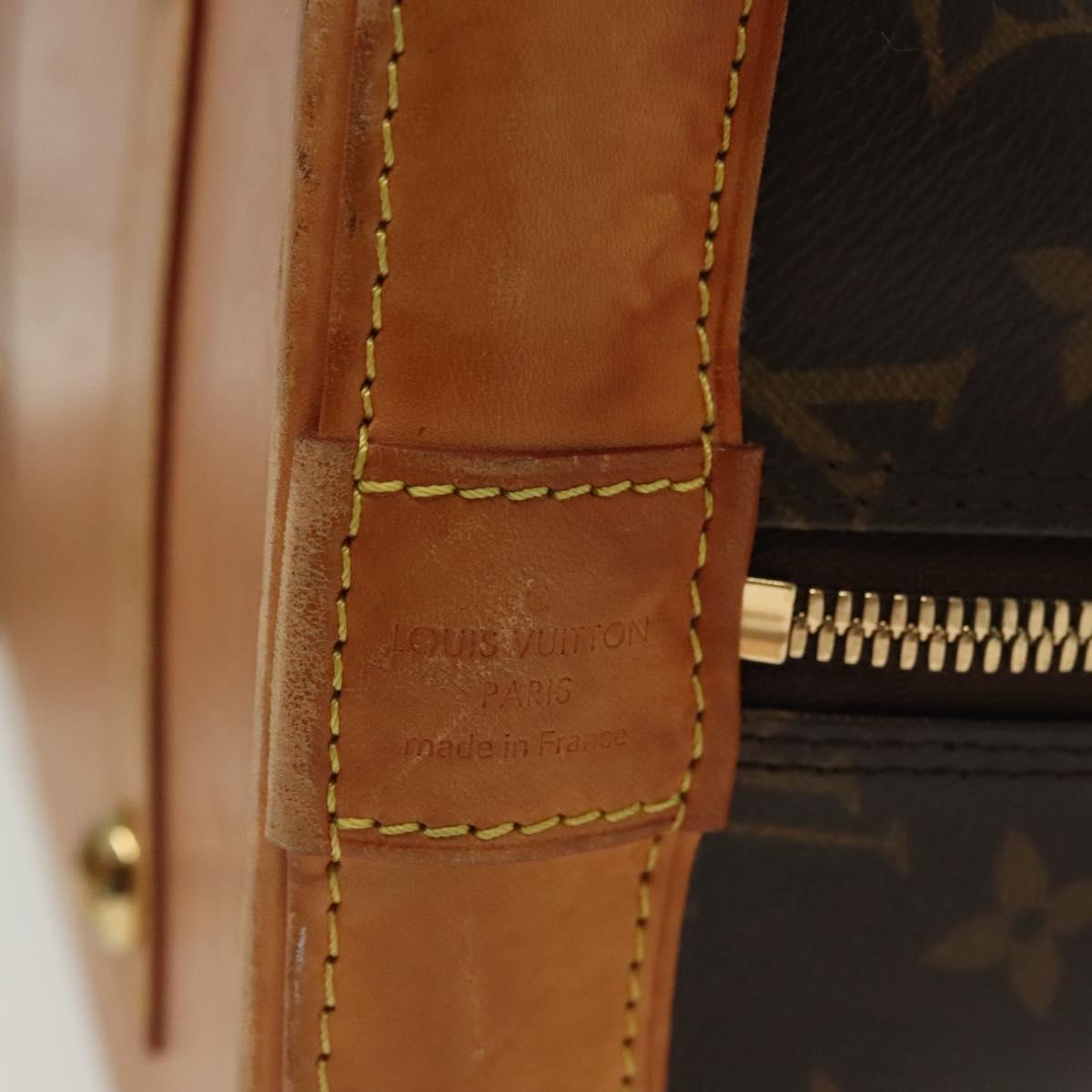 LOUIS VUITTON Monogram Alma GM Hand Bag M53150 LV Auth 139403