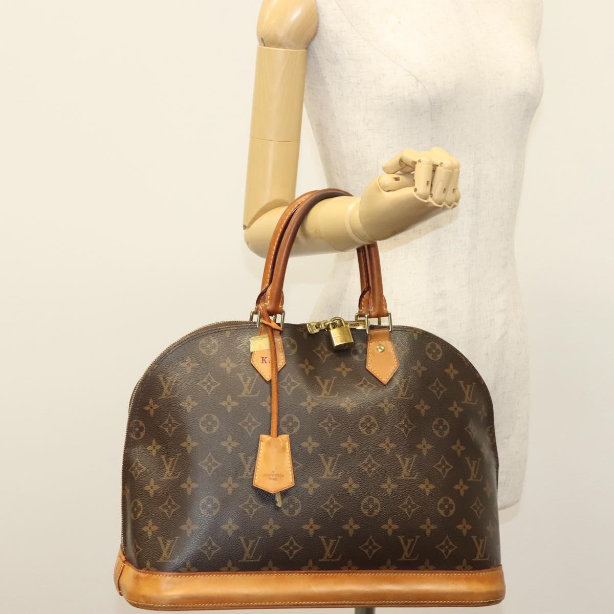 LOUIS VUITTON Monogram Alma GM Hand Bag M53150 LV Auth 139403