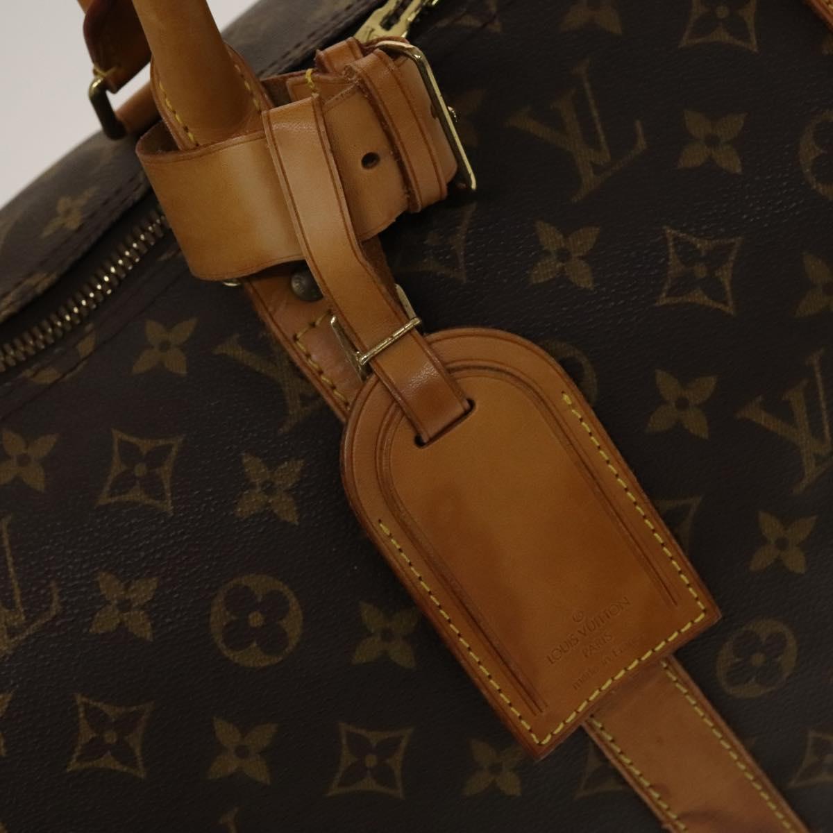 LOUIS VUITTON Monogram Keepall 55 Boston Bag M41424 LV Auth 139406