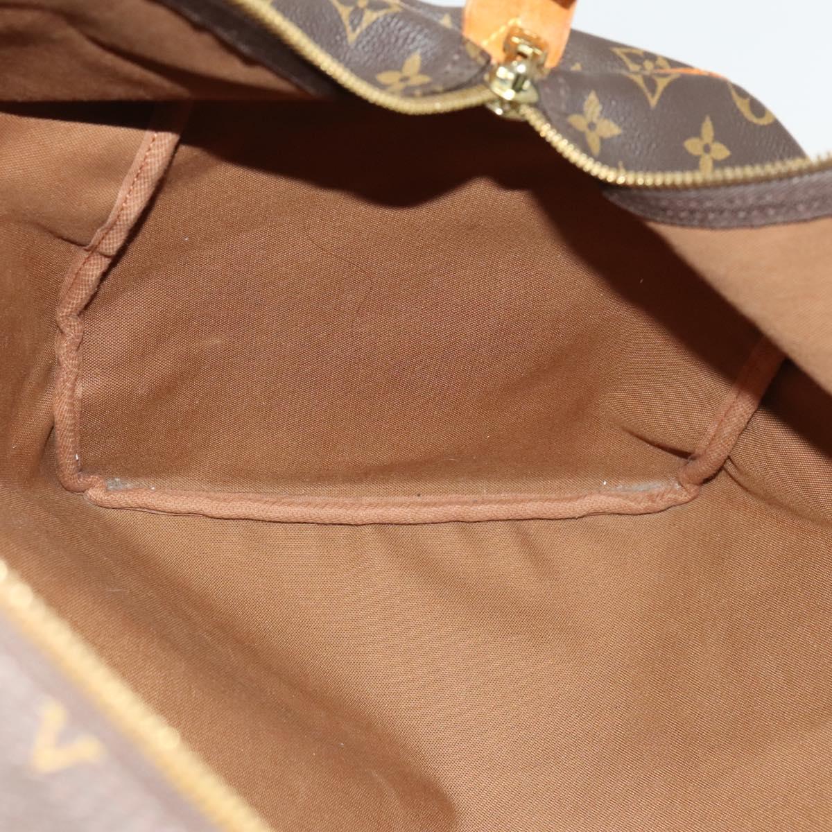 LOUIS VUITTON Monogram Keepall 55 Boston Bag M41424 LV Auth 139406