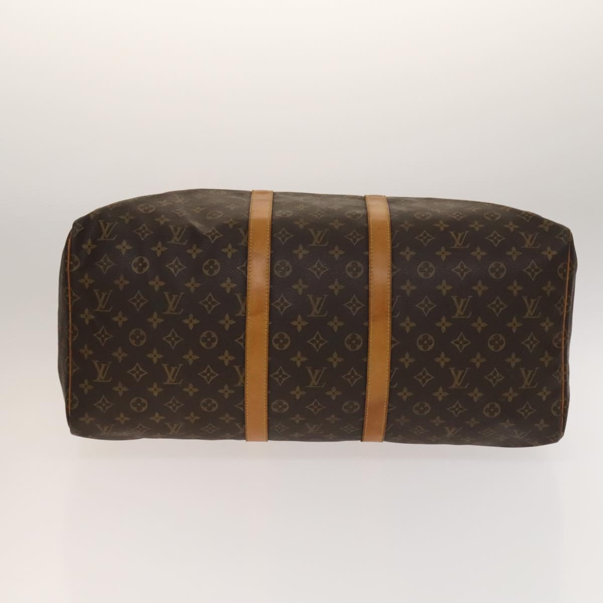 LOUIS VUITTON Monogram Keepall 55 Boston Bag M41424 LV Auth 139406