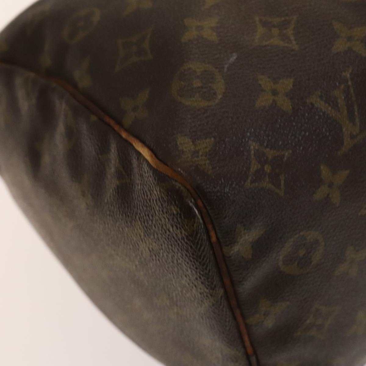 LOUIS VUITTON Monogram Speedy 35 Hand Bag M41524 LV Auth 139416
