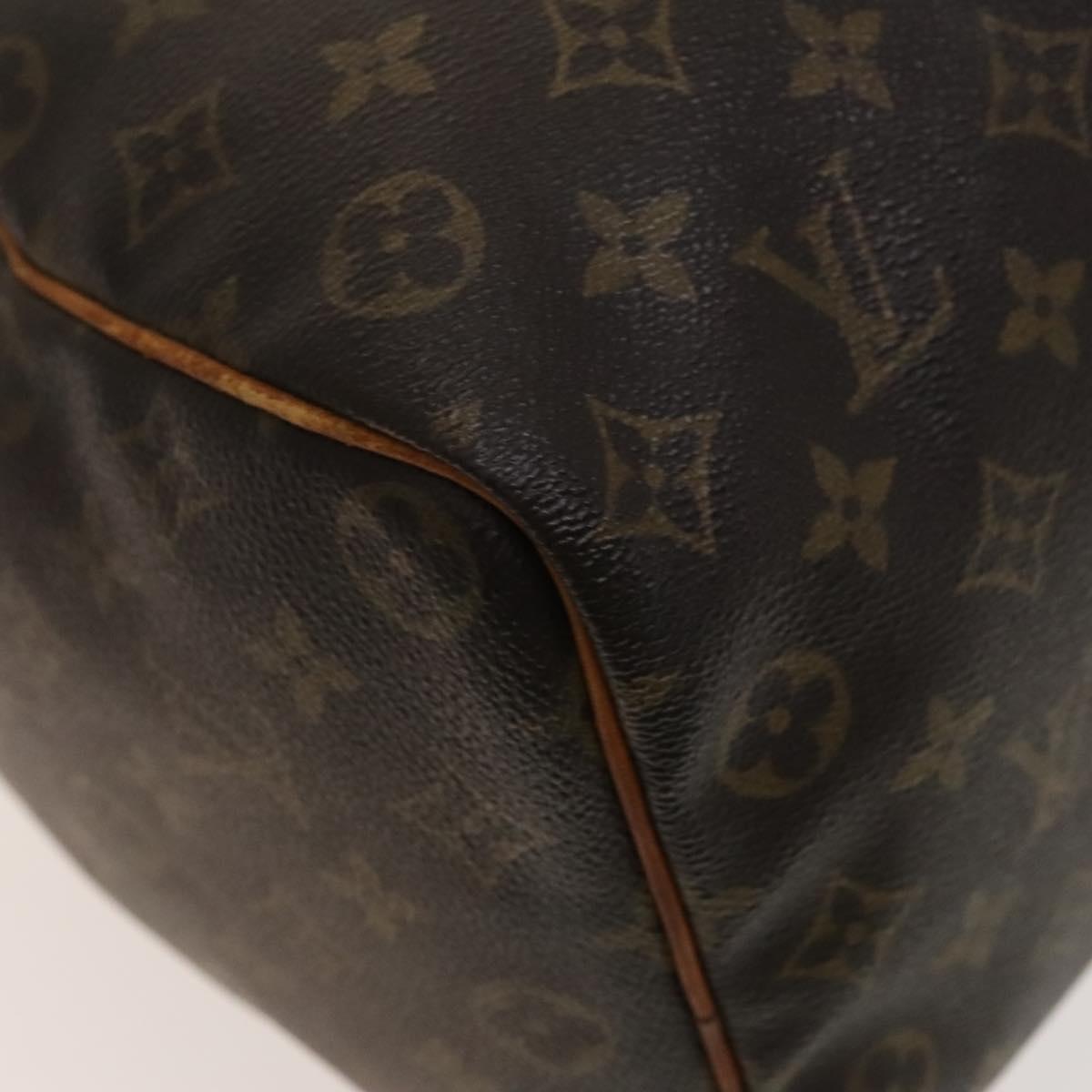 LOUIS VUITTON Monogram Speedy 35 Hand Bag M41524 LV Auth 139418