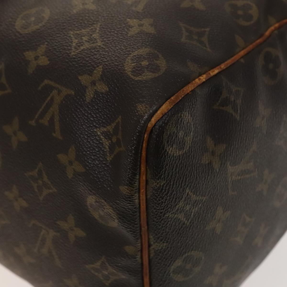LOUIS VUITTON Monogram Speedy 35 Hand Bag M41524 LV Auth 139418