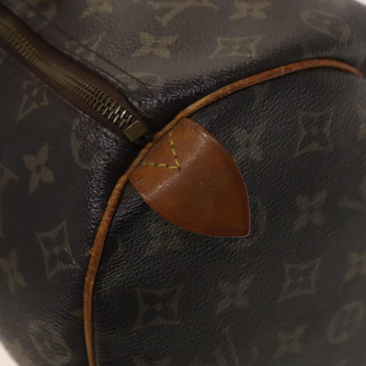 LOUIS VUITTON Monogram Speedy 35 Hand Bag M41524 LV Auth 139418