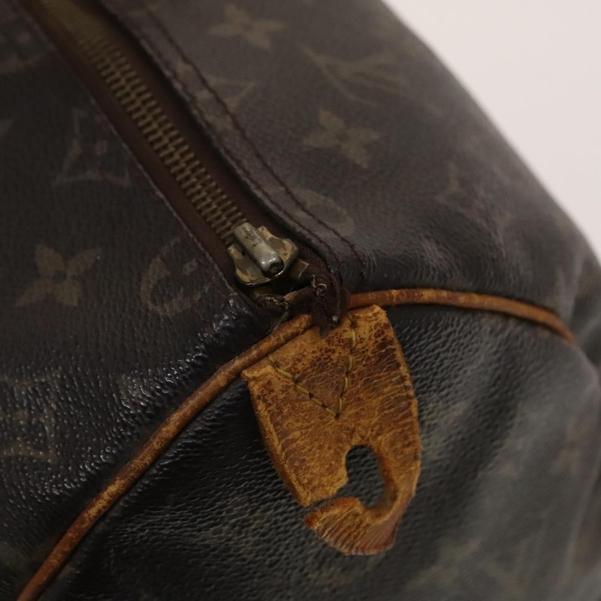 LOUIS VUITTON Monogram Speedy 35 Hand Bag M41524 LV Auth 139418