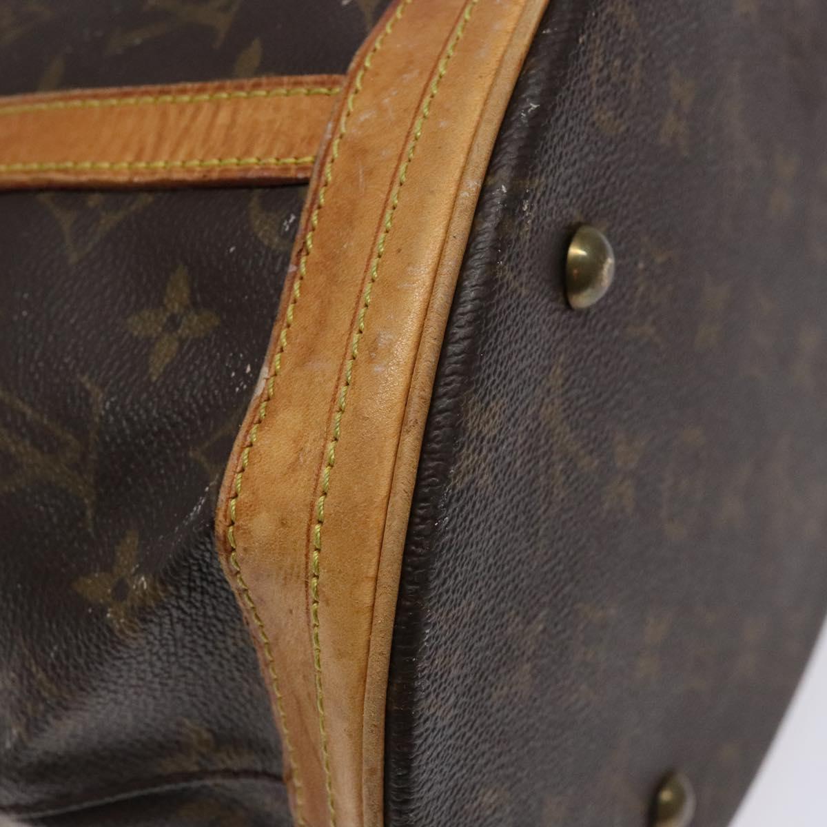 LOUIS VUITTON Monogram Bucket GM Shoulder Bag M42236 LV Auth 139423