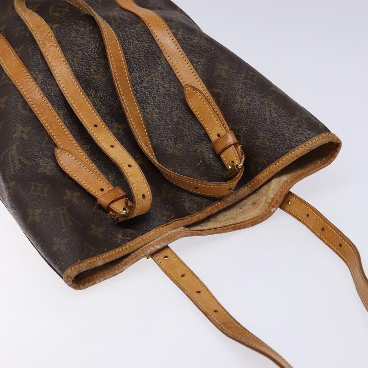 LOUIS VUITTON Monogram Bucket GM Shoulder Bag M42236 LV Auth 139423