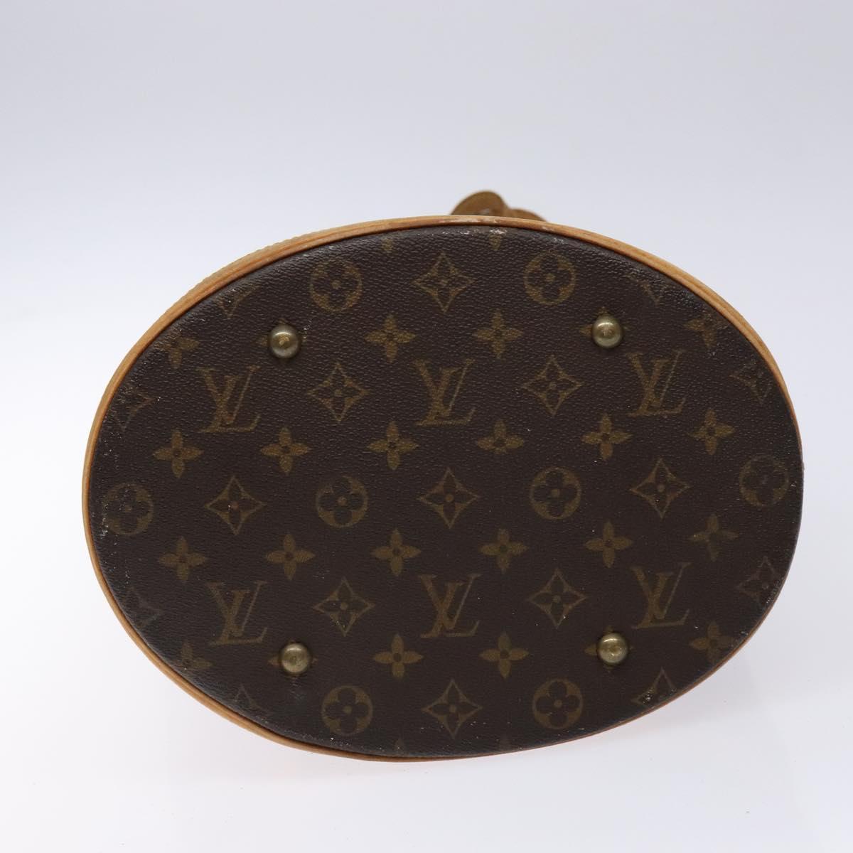 LOUIS VUITTON Monogram Bucket GM Shoulder Bag M42236 LV Auth 139423