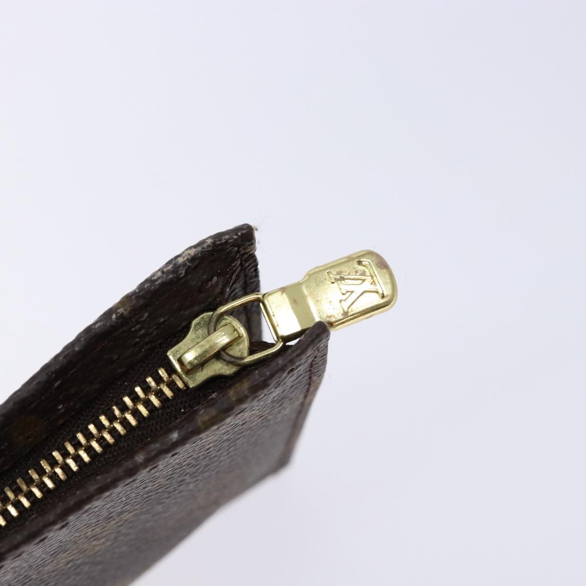 LOUIS VUITTON Monogram Bucket PM Accessory Pouch LV Auth 139424