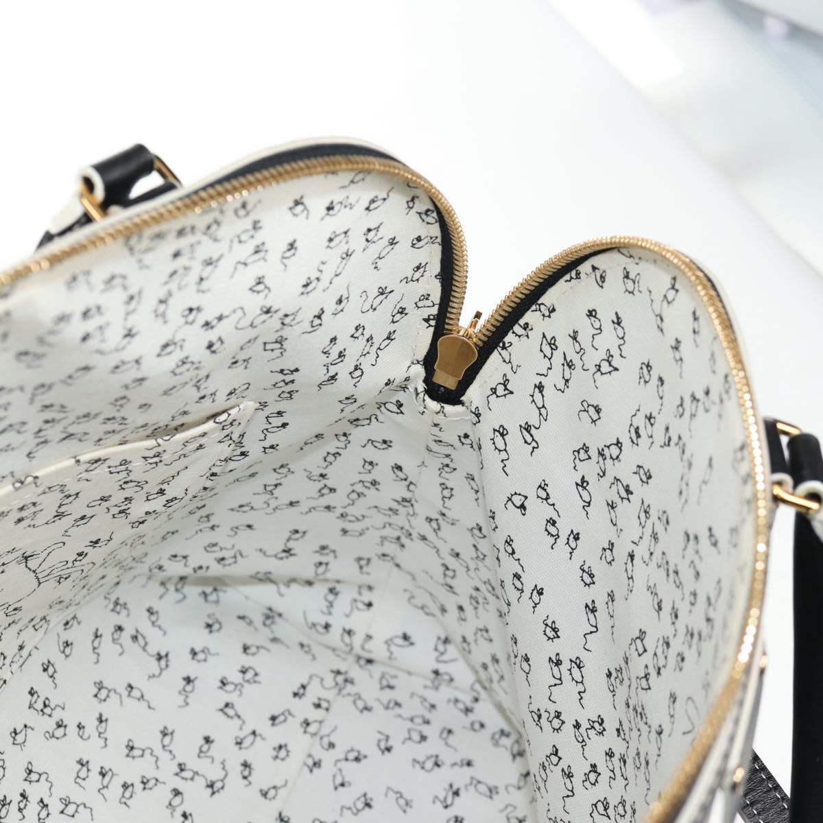 LOUIS VUITTON Catgram Alma Soup Hand Bag Black M44403 LV Auth 139431SM