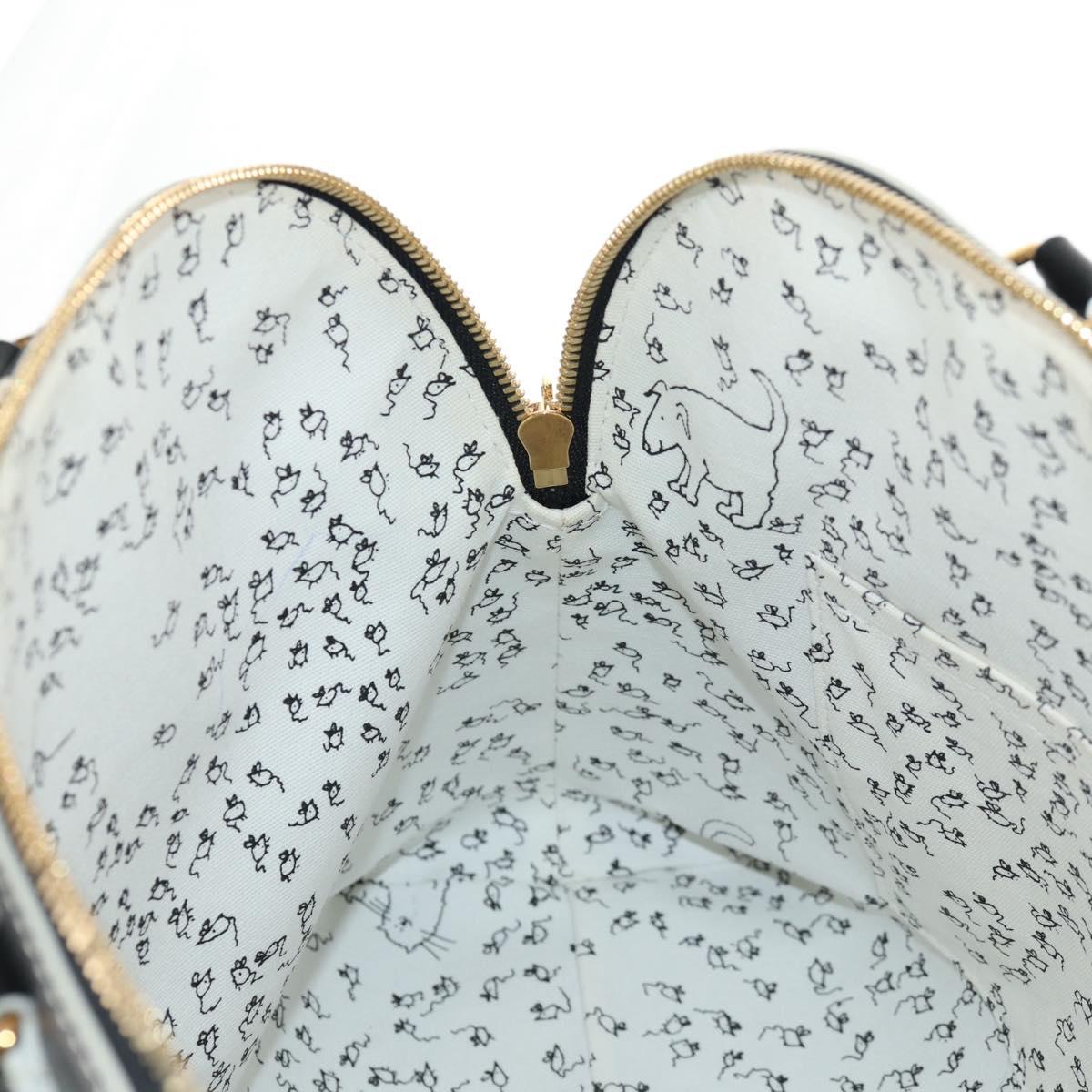 LOUIS VUITTON Catgram Alma Soup Hand Bag Black M44403 LV Auth 139431SM