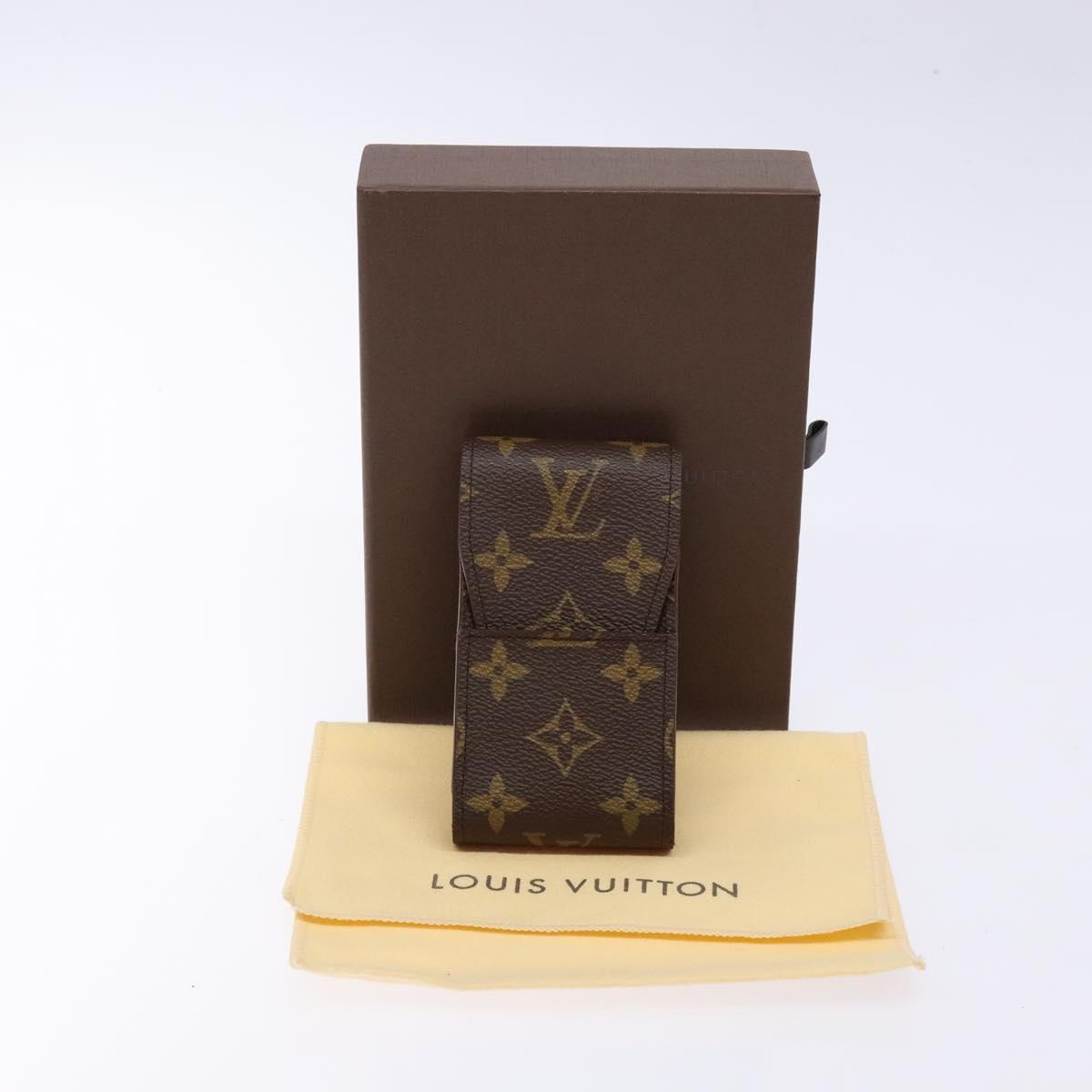 LOUIS VUITTON Monogram Etui cigarette Cigarette Case M63024 LV Auth 139437