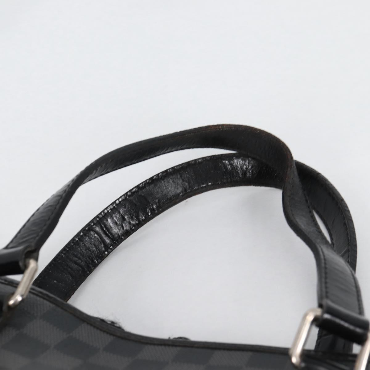 LOUIS VUITTON Damier Graphite Tadao Shoulder Bag 2way N51192 LV Auth 139469