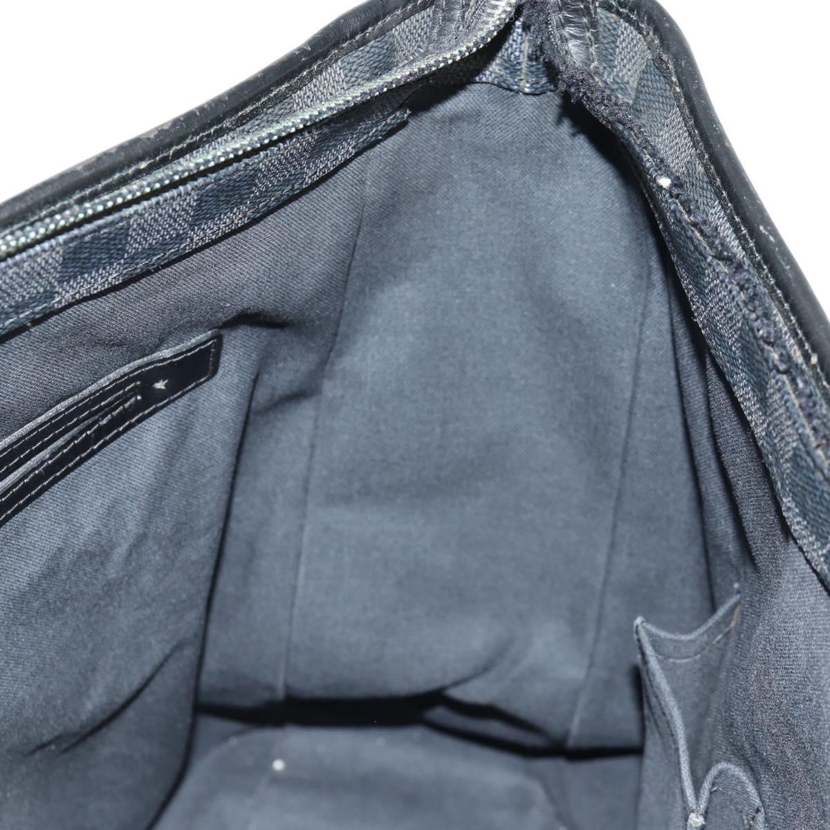 LOUIS VUITTON Damier Graphite Tadao Shoulder Bag 2way N51192 LV Auth 139469