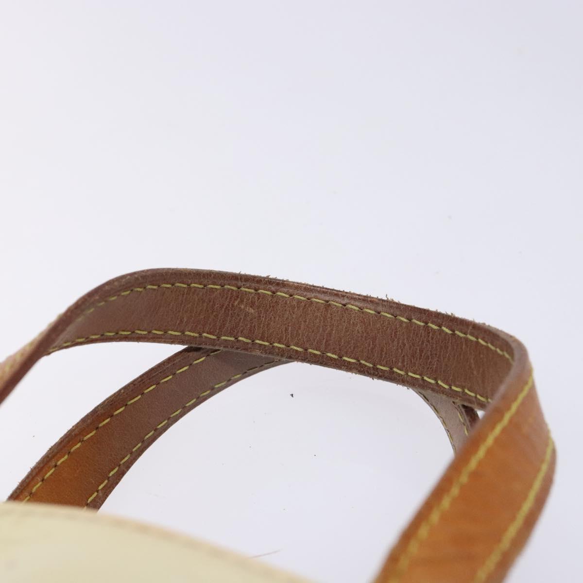 LOUIS VUITTON Monogram Vernis Reade PM Hand Bag Perle M91336 LV Auth 139500