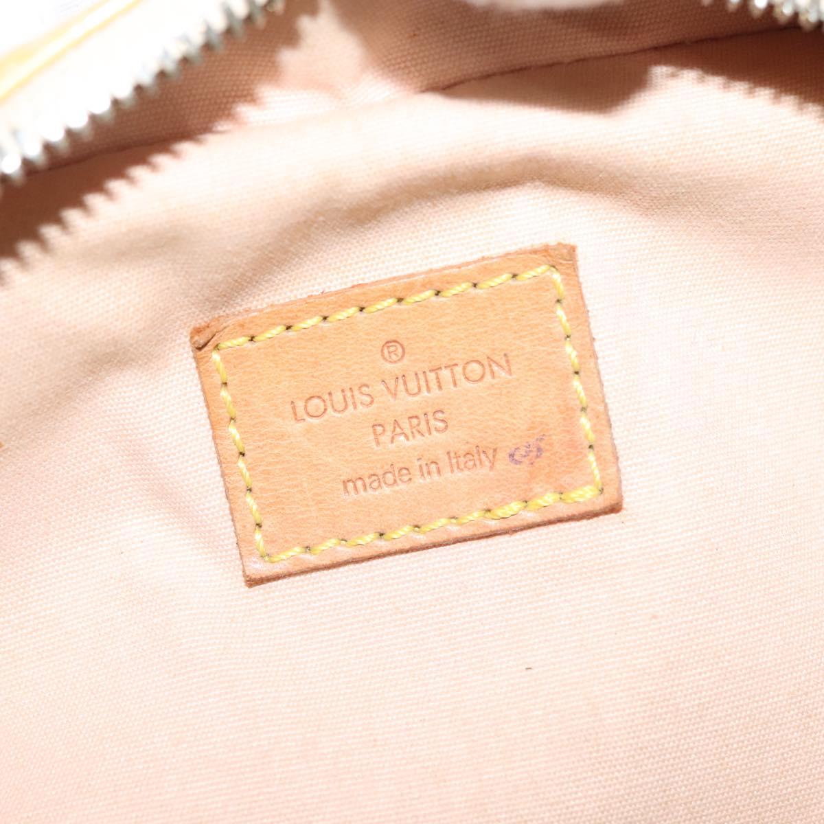 LOUIS VUITTON Vernis Sullivan Vertical Bag Marshmallow Pink M91298 Auth 139503