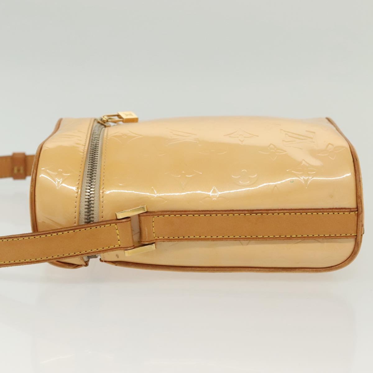 LOUIS VUITTON Vernis Sullivan Vertical Bag Marshmallow Pink M91298 Auth 139503