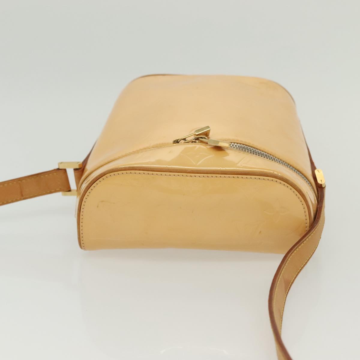 LOUIS VUITTON Vernis Sullivan Vertical Bag Marshmallow Pink M91298 Auth 139503