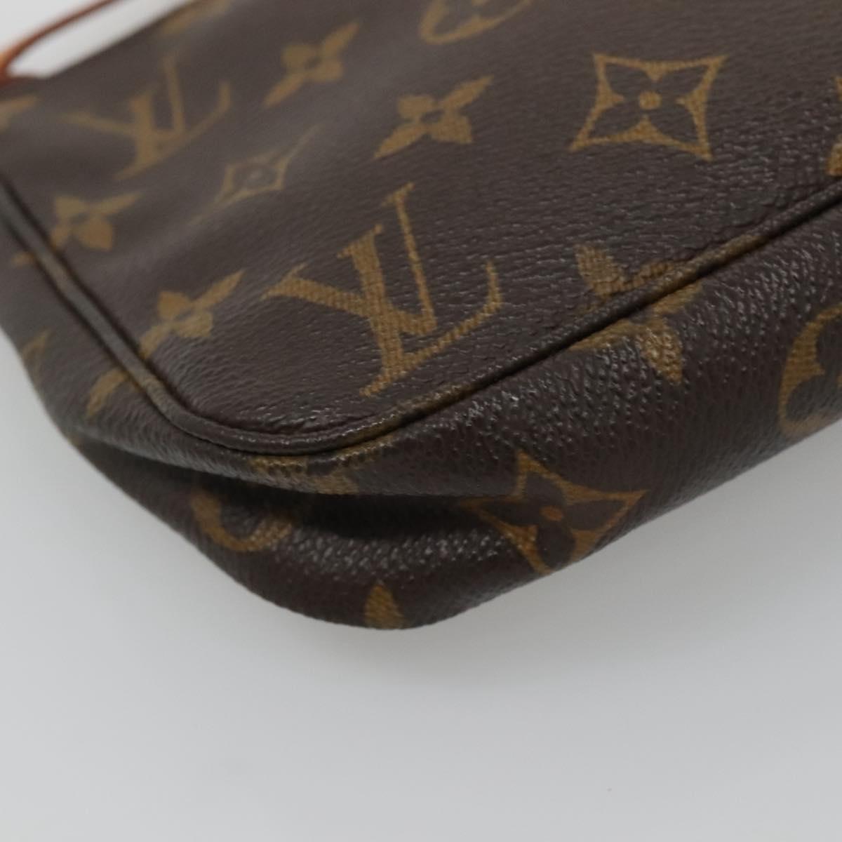 LOUIS VUITTON Monogram Pochette Accessoires Pouch M51980 LV Auth 139505