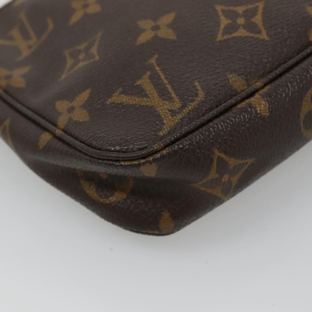 LOUIS VUITTON Monogram Pochette Accessoires Pouch M51980 LV Auth 139505