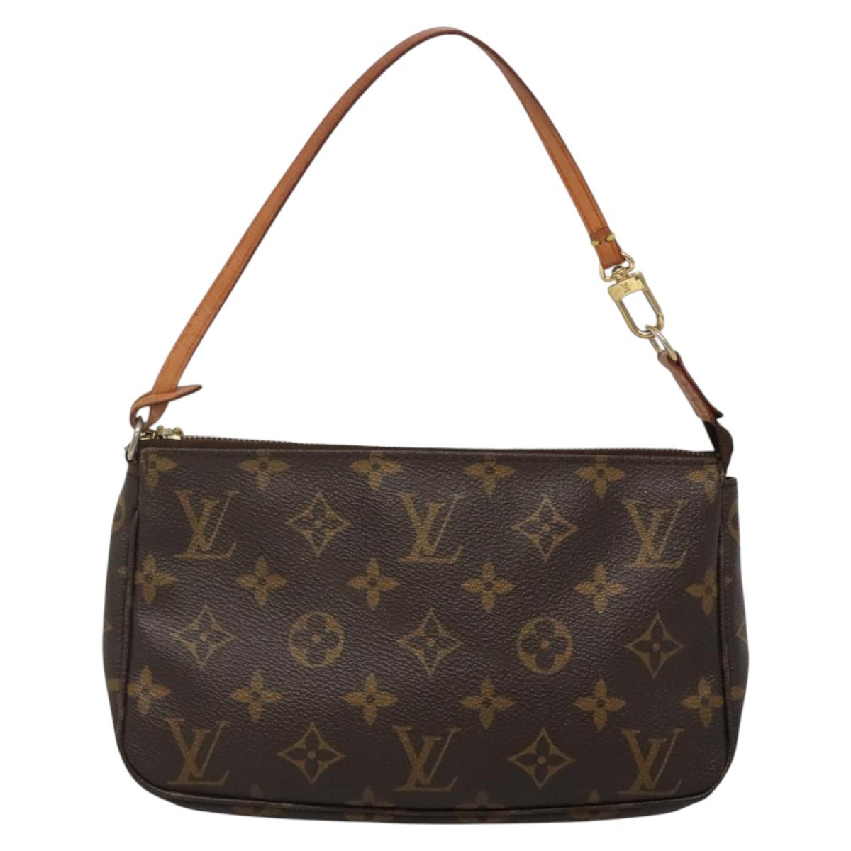 LOUIS VUITTON Monogram Pochette Accessoires Pouch M51980 LV Auth 139505