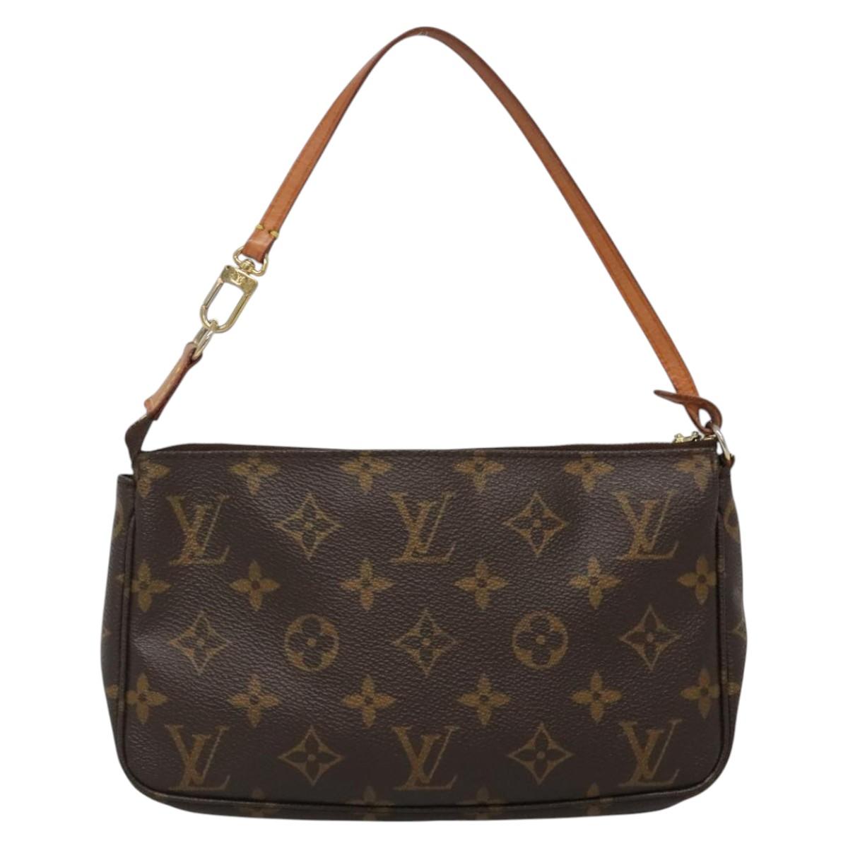 LOUIS VUITTON Monogram Pochette Accessoires Pouch M51980 LV Auth 139505