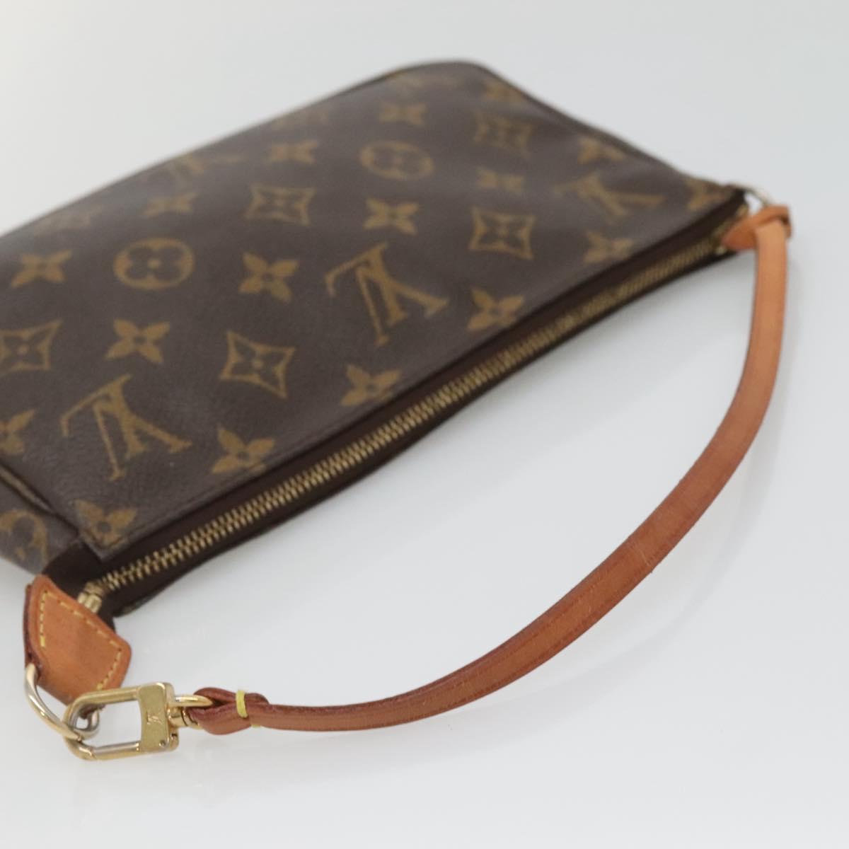 LOUIS VUITTON Monogram Pochette Accessoires Pouch M51980 LV Auth 139505