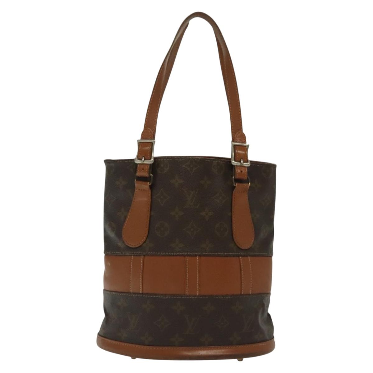 LOUIS VUITTON Monogram Bucket PM Shoulder Bag USA limited M42238 LV Auth 139550
