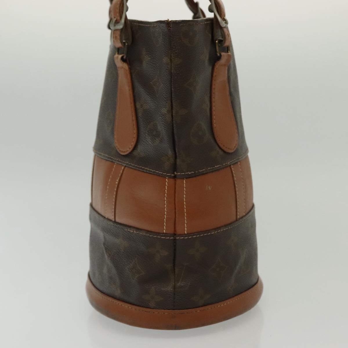 LOUIS VUITTON Monogram Bucket PM Shoulder Bag USA limited M42238 LV Auth 139550