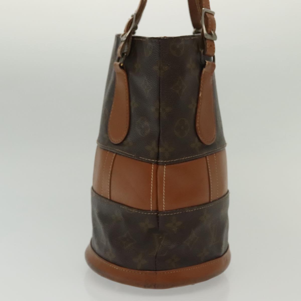 LOUIS VUITTON Monogram Bucket PM Shoulder Bag USA limited M42238 LV Auth 139550