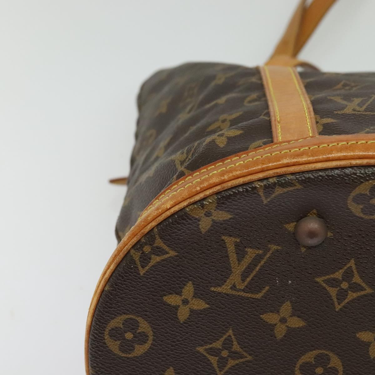 LOUIS VUITTON Monogram Bucket GM Shoulder Bag M42236 LV Auth 139551