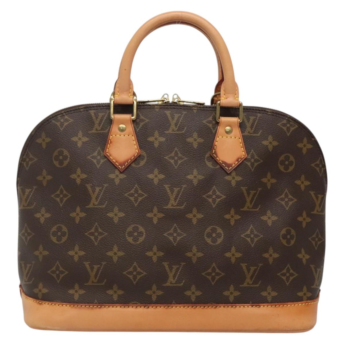 LOUIS VUITTON Monogram Alma Hand Bag M51130 LV Auth 139554